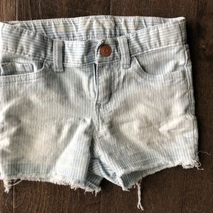 Jean Cut offs - striped